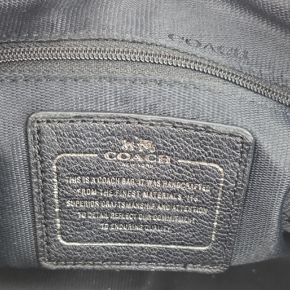 Coach Black Satchel Bag - Picture 2 of 5